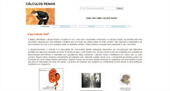 Desktop Screenshot of calculosrenais.com.br